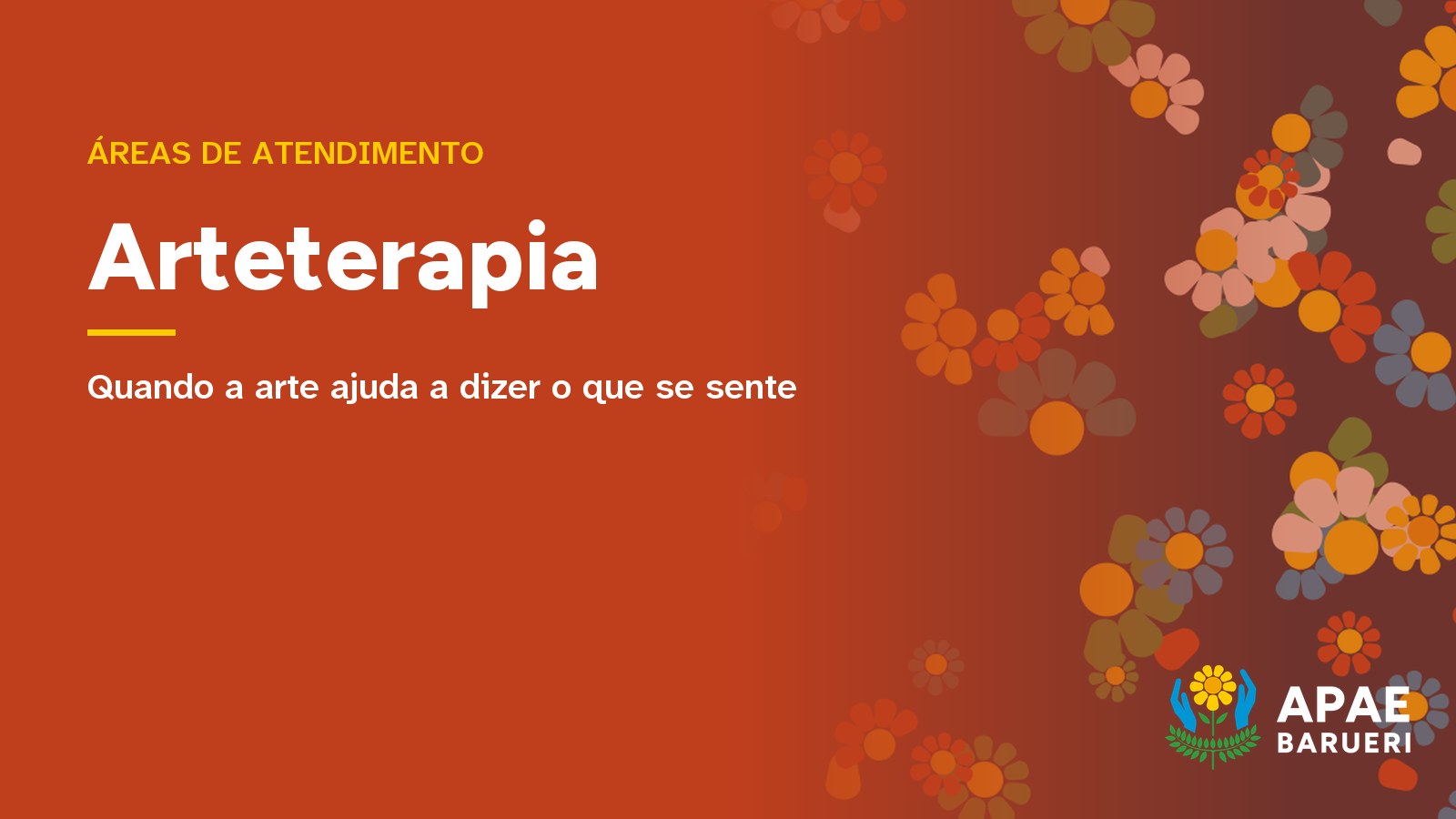Arteterapia na APAE Barueri: quando a arte ajuda a dizer o que se sente