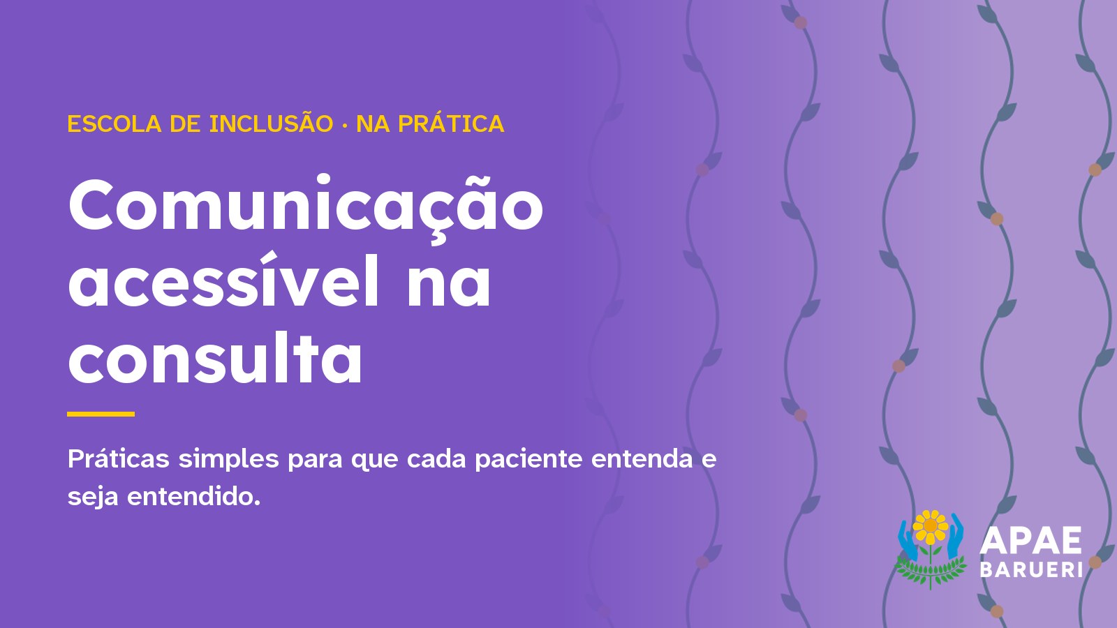 Comunicação acessível na consulta: práticas simples para o profissional de saúde