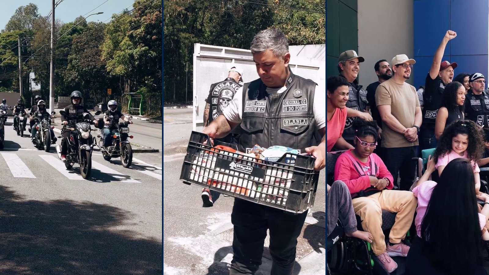 Insanos MC realiza ação social e doa alimentos à APAE Barueri