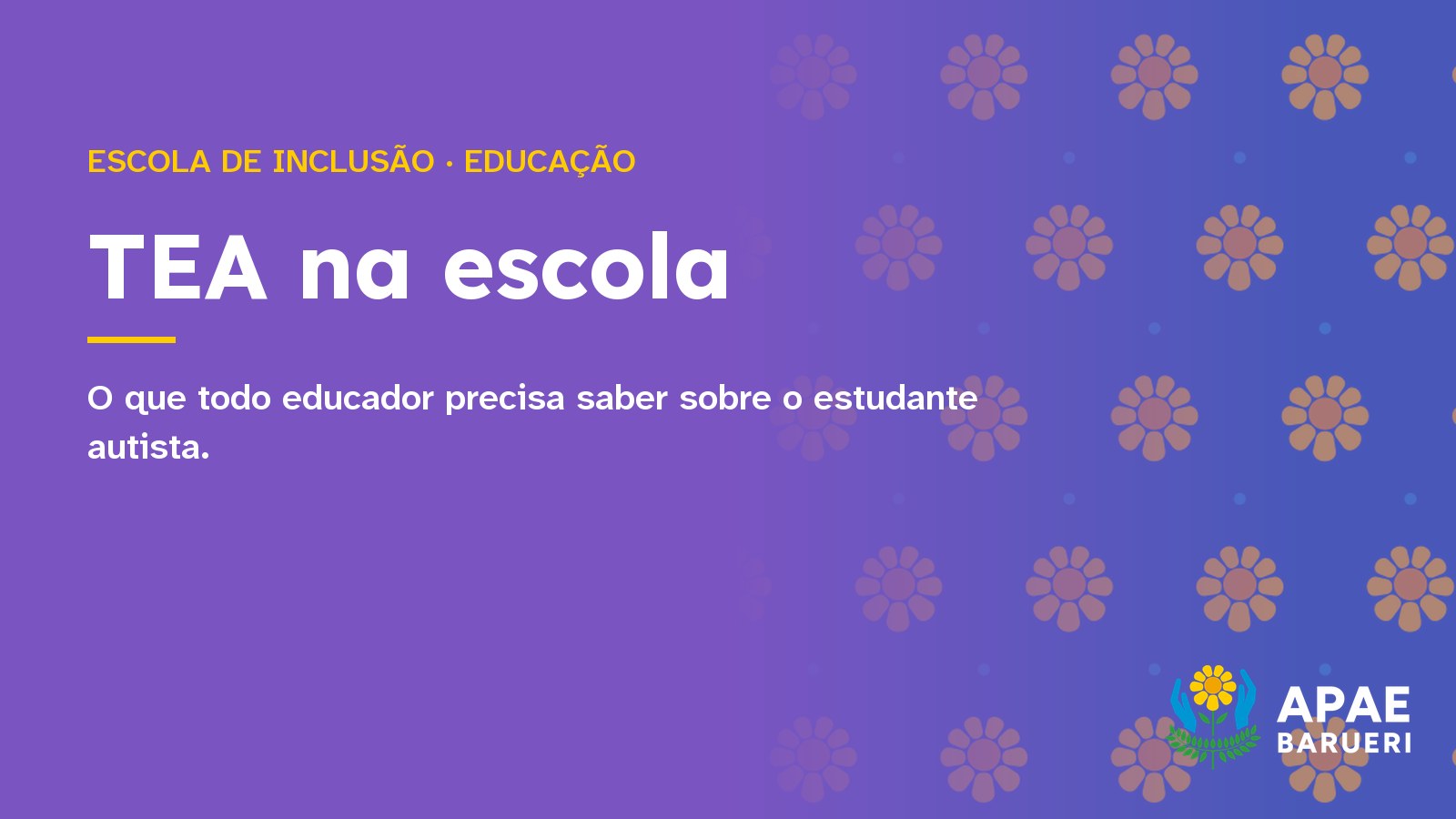TEA na escola: o que todo educador precisa saber sobre o estudante autista